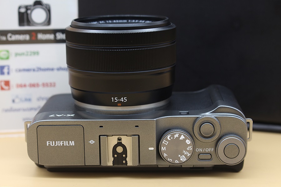 ขาย Fuji X-A7 + lens 15-45mm(Dark Silver)อดีตร้าน สภาพสวย เมนูอังกฤษ จอติดฟิล์มแล้ว อุปกรณ์ครบกล่อง  อุปกรณ์และรายละเอียดของสินค้า 1.Body X-A7 (Dark Silver